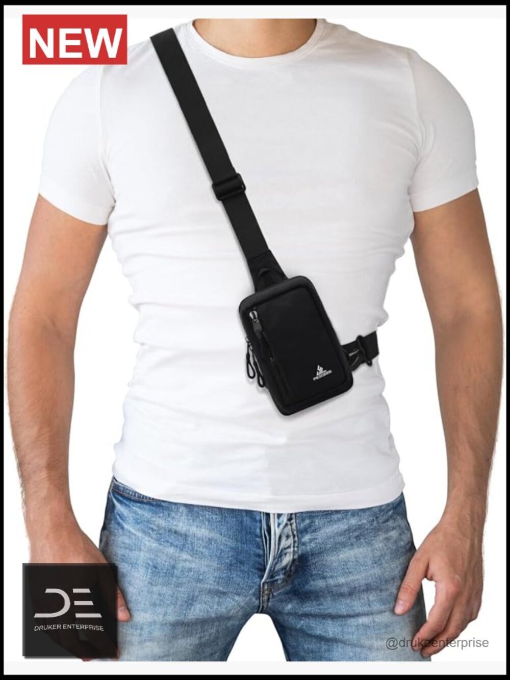 Mini Sling Bag Crossbody Shoulder Daypack for Travel Running Phone Pack